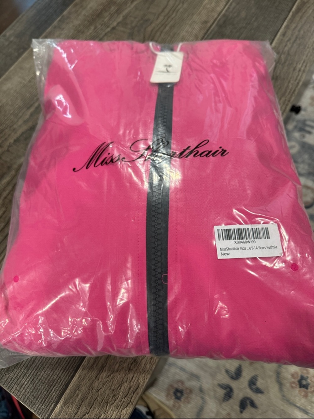 Kids Fuchsia Puffer Jacket